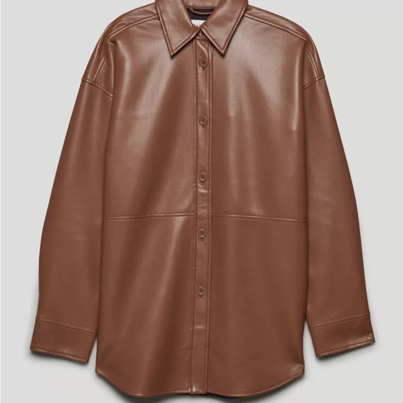 BNWT Babaton Pelli Shirt Jacket, Size Small - Picture 3 of 5